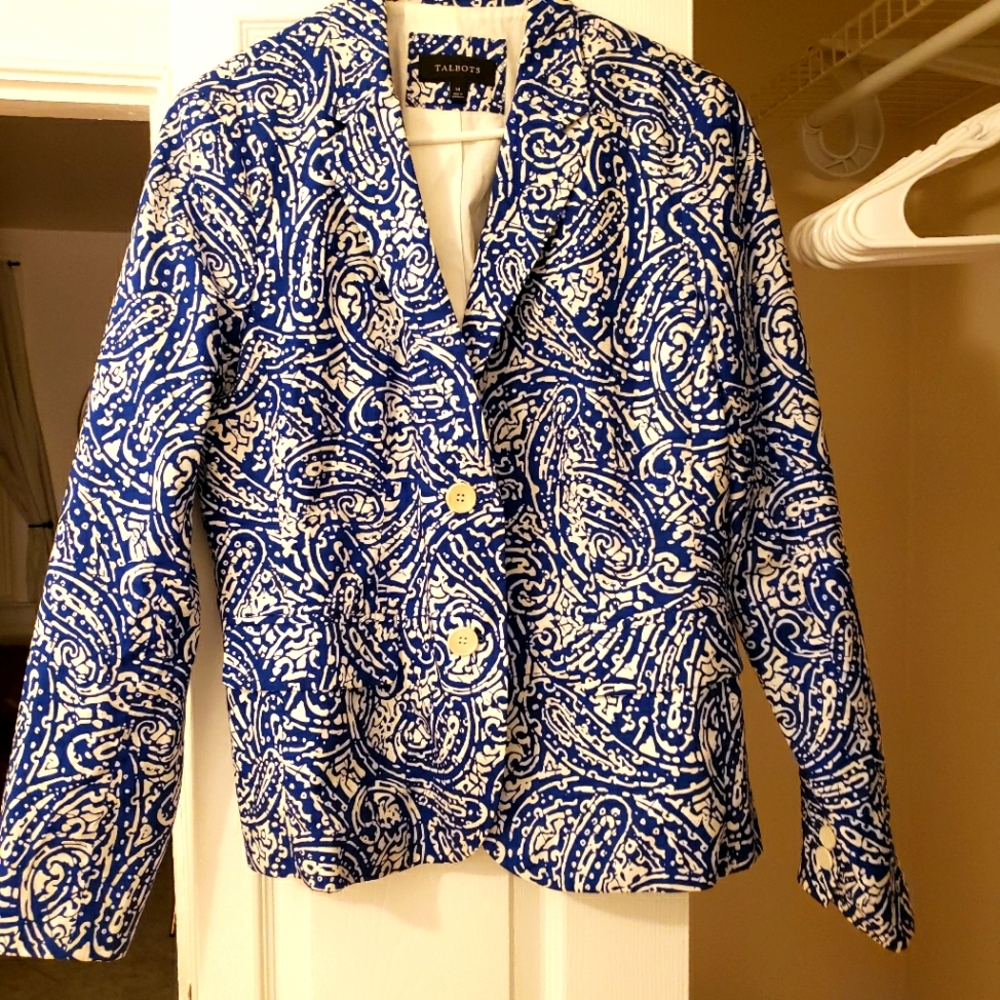 Talbots Batik Style Jacket - image 1